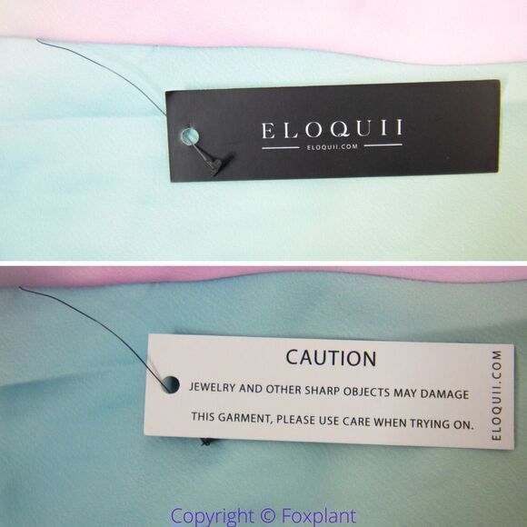 NEW Eloquii Maxi slip tie-dye‎ dress, plus size 26 - Picture 7 of 16